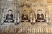 Bagan Myanmar. Mural paintings of the Thambula temple. 